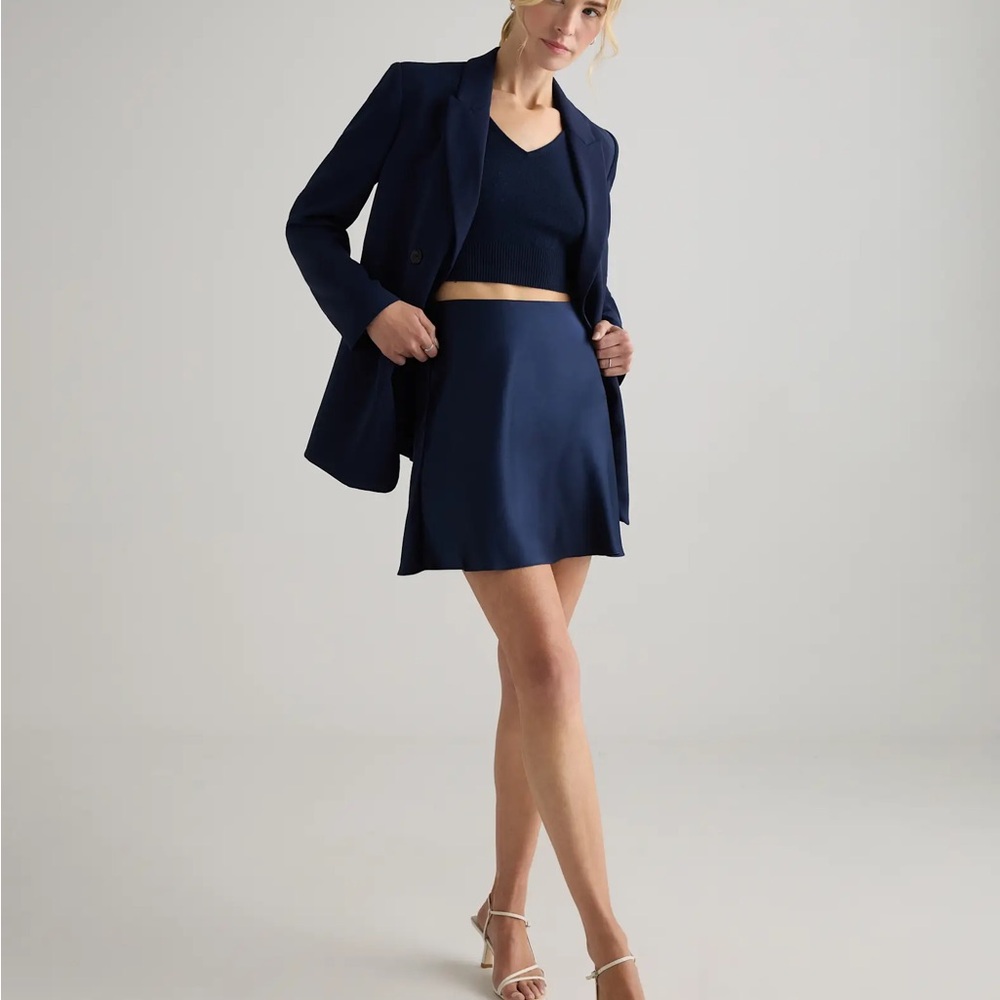 100% Washable Silk Mini Skirt